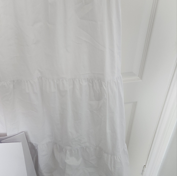 Honey Maxi Dress white sleeve L size - Picture 3 of 6